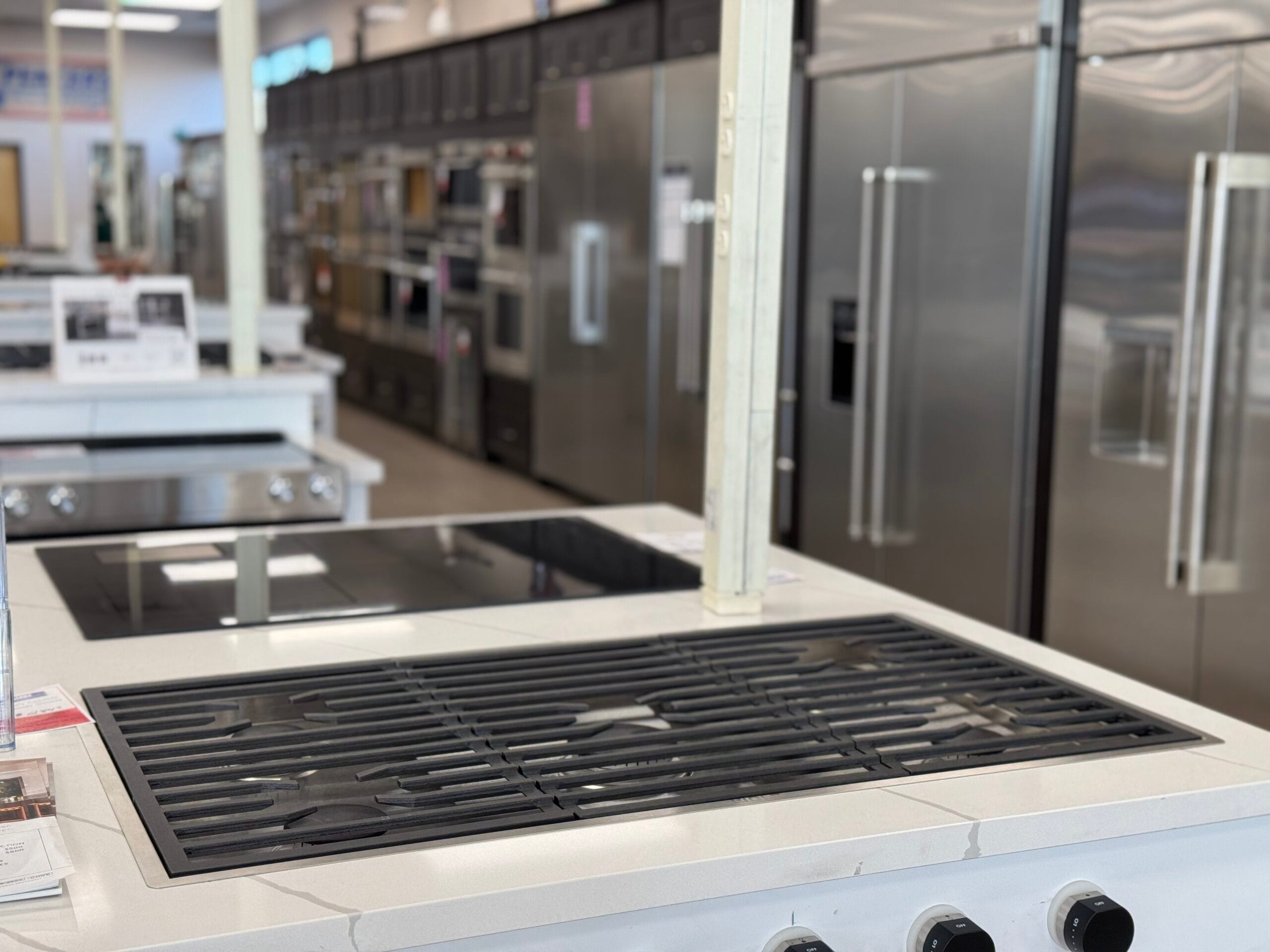 cooktops and fridges